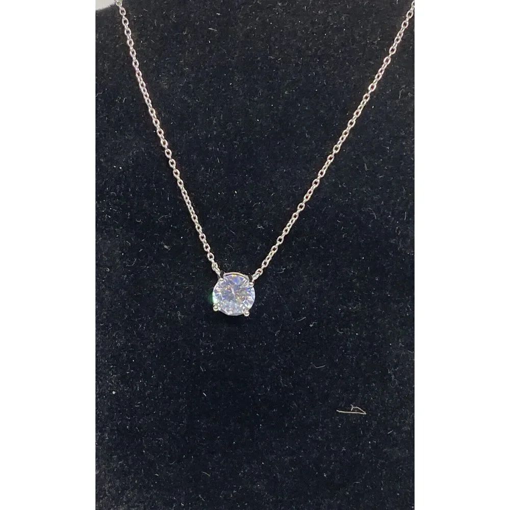 Giani Bernini Cubic Zirconia Pendant Necklace in Sterling Silver MSRP $50 CP770